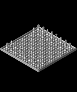 print in place échecs ensemble captif tarte passe temps Jeux 3d print model - Mito3D