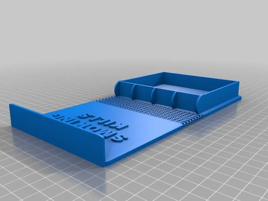 print in place puros caja tela bisagra cubierta carcasa funda fácil bloquear 3d by botcan3d on gracias 3d print model - Mito3D