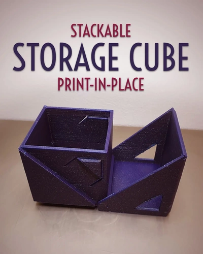 print-in-place stackable storage cube - 3d by jaatinen3d on thangs print in place container box 3d print model - Mito3D