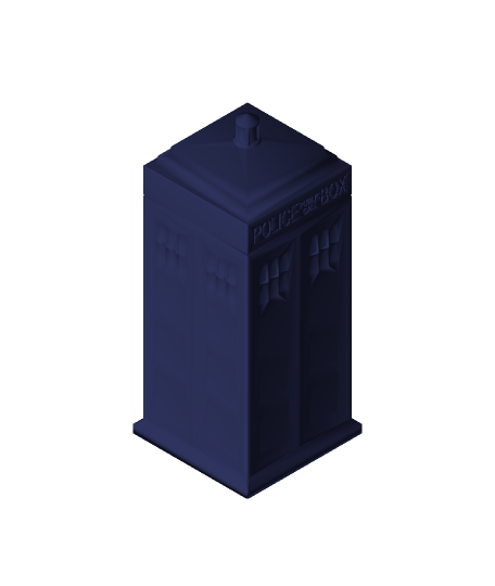 print-in-place twisty puzzle - tardis Hobbies & Games 3D print model - Mito3D