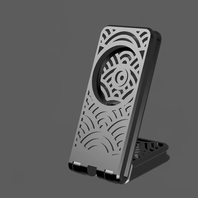 print in place quadlock mag phone stand - water 3d by w3dmaker on thangs 3d print model - Mito3D
