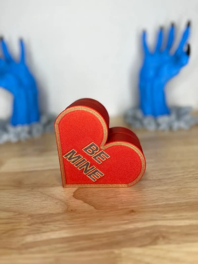 impressão in colocar namorados coração caixa 3d by thelightspd on 3d print model - Mito3D