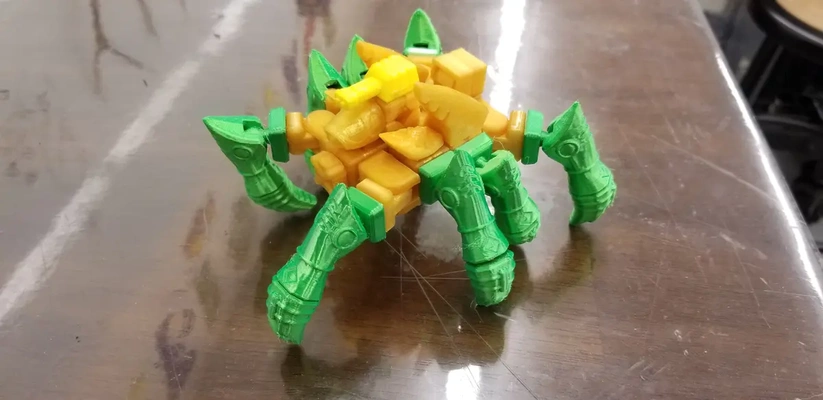 printablok spidermech mafsallı mekanik oyuncak 3d by profesör teşekkürler 3d print model - Mito3D