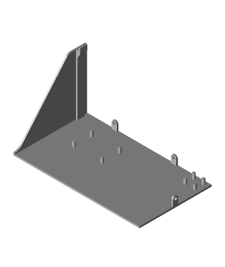 impressora controle estação caso bainha 3D print model - Mito3D