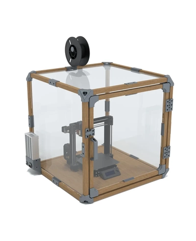 printer enclosure - wood frame 3d by innovativeaxis on thangs 3d print model - Mito3D