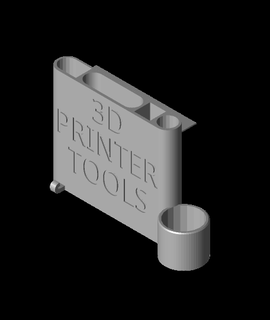 impressora ferramenta suporte 3d modelo cara laptop 3d print model - Mito3D