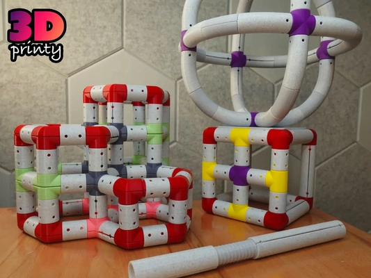 printy pipes construction toy - updated 3d by 3dprinty on thangs 3d print model - Mito3D