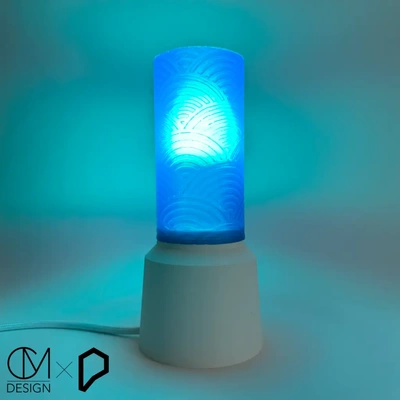 protopasta lamp base + diy customizable shade - 3d by on thangs 3d print model - Mito3D