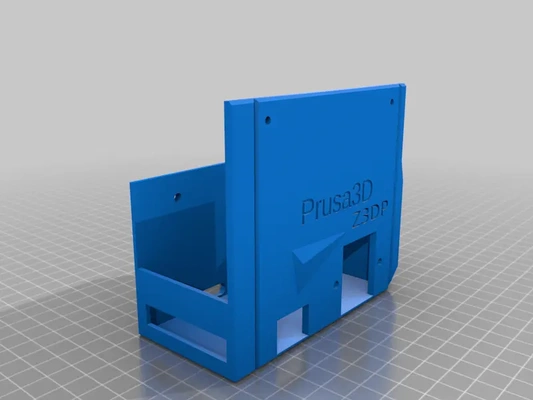 prusa i3 mk2 psu cover no drill remake - 3d by zachary prints on thangs 3d print model - Mito3D