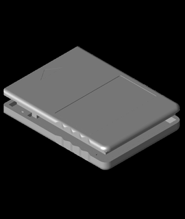 ps2 memória cartão 3d modelo parcialmente humano 3d print model - Mito3D