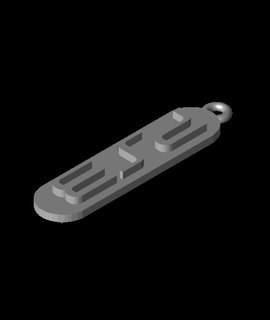 ps3 küpe anahtar Zincir köpek etiketi takı Hobiler oyunlar 3d print model - Mito3D