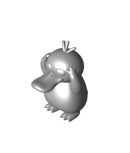 psyduck Pokémon 3D print model - Mito3D