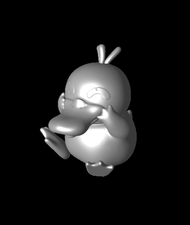 psyduck Pokemon 3d modello patrizio grazie 3d print model - Mito3D