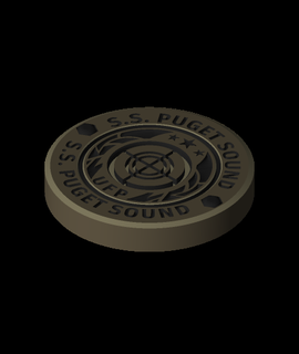 puget sound badge mechanics Hobbies & Games 3d print model - Mito3D