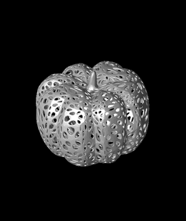 pumpkin gon géométrique gourde 3d print model - Mito3D