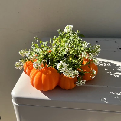 pumpkin patch planter - 3d by bigboomprints on thangs 3d print model - Mito3D