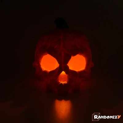 pumpkin skull 20 tea light version - 3d by randomizy on thangs 3d print model - Mito3D