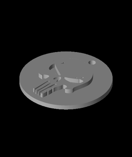 castigador llave cadena diseño aficiones juegos 3d print model - Mito3D