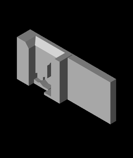 push-lock-knob mechanism replacement 3d model thangs 3d print model - Mito3D