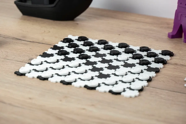 puzzle checkerboard - 3d by formfutura on thangs 3d print model - Mito3D