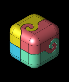 puzzle cube 3d model cooksebastian thangs 3d print model - Mito3D