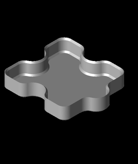 puzzle pièces plateau iode 3d print model - Mito3D