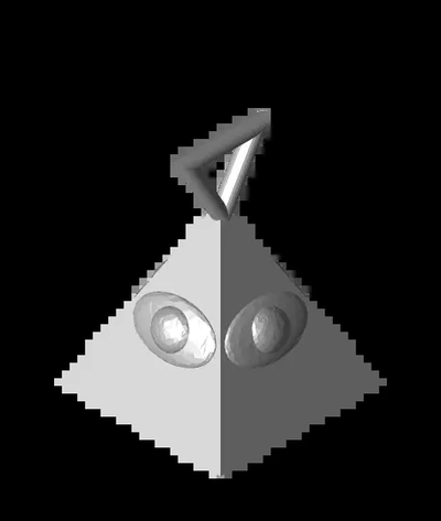 pyramide schlüsselbund 3d by fr00st on danke 3d print model - Mito3D