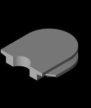 qidi x-plus reducer filament hole 3d model thangs 3d print model - Mito3D