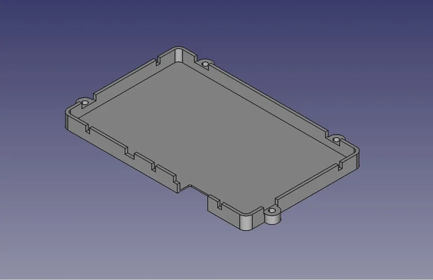 qidi x-pro lcd rear cover - 3d by mindrealm on thangs 3d print model - Mito3D