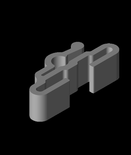 Suche 2 Kabel Clip Lager Gurt 3d Modell danke 3d print model - Mito3D