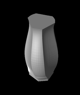 rapide impression moderne vase singularité Accueil maison jardin 3d print model - Mito3D