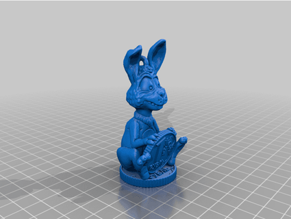 tavşan kepçe 3d print model - Mito3D