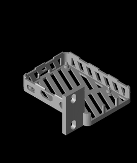 montaggio rack lampone pi Astuccio guaina 3d print model - Mito3D