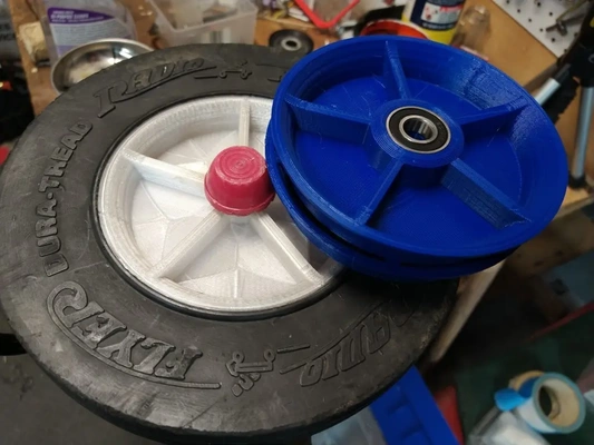 radio flyer wheel bearing - 3d by jeffjackson86 on thangs 3d print model - Mito3D