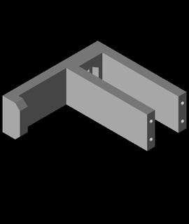 rail support - rmann liftronic 500 Home & Garden 3d print model - Mito3D