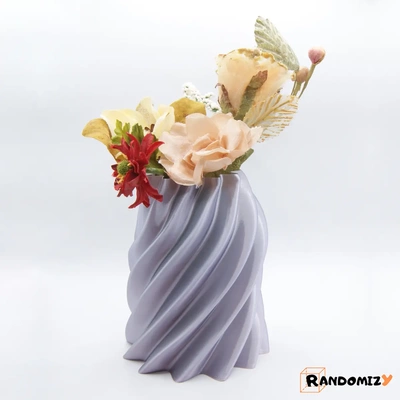 randovase 2 smooth vasemode stl - 3d by randomizy on thangs vase plant planter pot flower decoration decor home functional art no support supportless holder pen ornament garden 3d print model - Mito3D