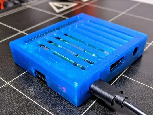 raspberry pi 3 a+ a profile case zip tie mountable - 3d by johnu on thangs 3d print model - Mito3D