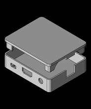 raspberry pi 3a+ case 3d model kostka3d thangs 3d print model - Mito3D