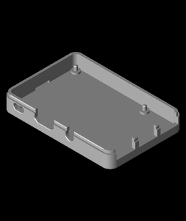 raspberry pi 3b+ case screwless 3d model thangs 3d print model - Mito3D