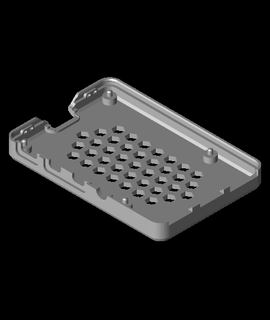 raspberry pi 4 30mm fan case bottomstl 3d model thangs 3d print model - Mito3D