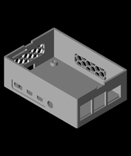 Himbeere pi 4b Fall Mantel Ventilator montieren 3d Modell danke 3d print model - Mito3D