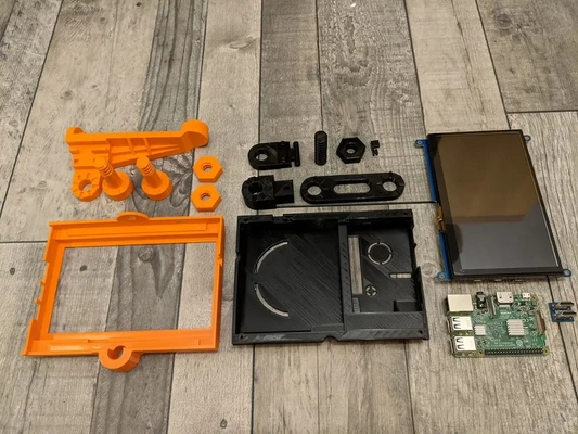 raspberry pi 7 screen case - mounting arm 2020 extrusion 3d by paulnoble on thangs 3d print model - Mito3D