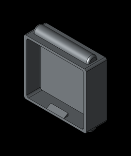 raspi double USB ssd nas connecteur couverture gaine 3d modèle 3d print model - Mito3D