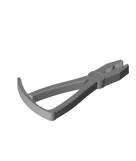 ratchet plier - fully assembled 3d model thangs 3D print model - Mito3D