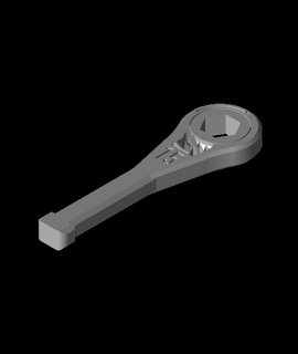 cırcır anahtar İngiliz anahtarı 15mm 3d model zanaat dükkanı teşekkürler 3d print model - Mito3D