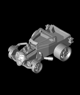 ratrod carstl alieno destinazione 3d print model - Mito3D