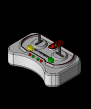 rc controlo remoto controlador 3d modelo impresso nis 3d print model - Mito3D