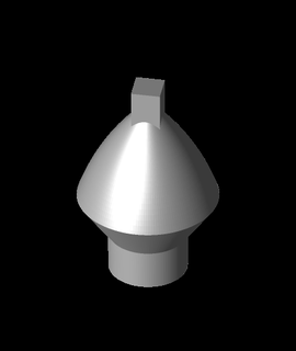 arrière cône 3d modèle évangélique 3d print model - Mito3D