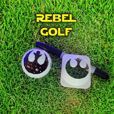 rebell golf ball markierung vorlage 3d by macher vermanschen on danke sport individuell peripher eingang gerät maus 3d print model - Mito3D
