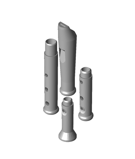 recorderv22stl joshuatadesso 3D print model - Mito3D